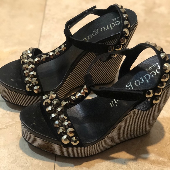 Pedro Garcia Shoes - PEDRO GARCIA Crystal Studded Sandal